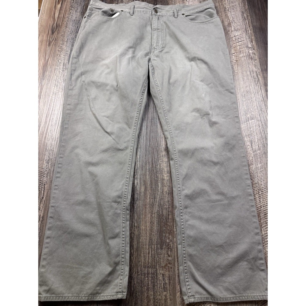 Polo Ralph Lauren Mens Gray Classic Chino Pants 42x32 100% Cotton